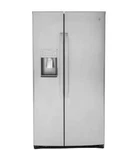 Profile 25.3 Cu. Ft. Side By Stainless Steel Refrigerator - PSE25KYHFS Open. Price: $2099.99.