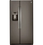 25.3 Cu Ft. Side-by-side Refrigerator Fingerprint Resistant Slate Medium Gray Open. Price: $799.99.