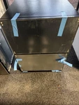 Kitchenaid KUDF204KPA 24 Undercounter Double Drawer Refrigerator Freezer Open. Price: $1985.00.
