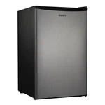 Galanz GL43S5 4.3 Cu Ft Compact Single-door Refrigerator, Stainless Steel Open. Price: $109.00.