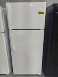 GTS18HGNRWW 28" White 17.5 Cu. Ft. Top-freezer Refrigerator Nob #154675 Open. Price: $549.00.