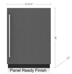 Nib Sub-zero DEU2450RR 24" Designer Series Panel.r Undercounter Refrigerator New. Price: $2499.00.