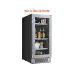 Avallon 15" 3.4 Cu. Ft. Stainless Steel Beverage Cooler - ABR151SGRH Open. Price: $799.00.