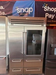 Sub-zero Pro 48 Stainless Steel Built-in French Door Refrigerator, Ice Maker Used. Price: $15000.00.