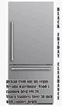 Vitara 3O Inch Counter Depth Refrigerator Brand New Pickup Only VBFR1800ESSE. Price: $975.00.