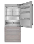 Thermador T36IB100SP Freedom Collection 36" Smart Bottom Mount Refrigerator Open. Price: $6599.00.