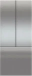 Liebherr Monolith 36" Stainless Steel French Door Refrigerator Panel Set Open. Price: $769.00.