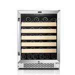 Whynter BWR-541STS 24" Built-in Bottle Wine Refrigerator Cooler, Stainless Open. Price: $460.00.