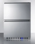 Summit 24" Wide Built-in Drawer All-refrigerator, Stainless Steel, FF642D New. Price: $2655.00.