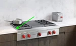 Wolf SRT36 Left Side Stainless Steel Panel Genuine Part Hand Made Oem New. Price: $226.44.
