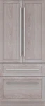 Thermador T36IT100NP 36" Panel Ready Built-in French Door Smart Refrigerator Open. Price: $8499.99.