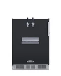 Summit Sbcfrtpcfadalhd 24"W 5.3 Cu. Ft. Built-in Double Tap Black New. Price: $2251.39.