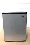 Sanyo 1 Compact Refrigerator 2.5 Cu. Ft. With Platinum Door (3379762) Used. Price: $225.00.