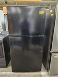GTE21GTHBB 33" Black 21.1 Cu. Ft. Top-freezer Refrigerator Nob #160327 Open. Price: $999.00.