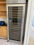 Sub-zero Stainless Steel 24" Built-in Wine Storage Refrigerator Cooler Lh 427G Used. Price: $3000.00.