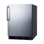 Summit FF7BKSSTB 24" Undercounter Refrigerator Black, Stainless Steel Door... New. Price: $1308.62.