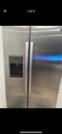 21.8 Cu. Ft. Counter Depth Fingerprint Resistant Side-by-side Refrigerator. Used. Price: $600.00.