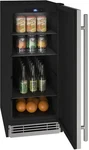 U-line UHRE115SS01A Inch Compact Refrigerator #7964 Stainless New. Price: $1247.95.
