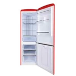 Forte F12BFRES450RRD 24" Counter Depth Bottom Freezer Retro Refrigerator In Red New. Price: $799.99.