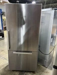 Miele Mastercool Series KF2902SF 36" Smart Built-in Bottom-freezer Refrigerator Open. Price: $5999.00.