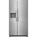 Frigidaire FRSS2623ASN 36 Inch Freestanding Side By Refrigerator Open. Price: $750.00.