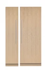 Fisher Paykel 48" Refrigerator Freezer - Panel Ready RS3084SRHK1& RS1884FLJ1 Open. Price: $7999.00.