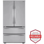 New Lg 36" Counter Depth 22.7 Cu. Ft. French Door Refrigerator - LMWC23626S. Price: $2299.99.