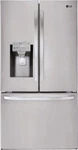 Lg - 26.2 Cu. Ft. French Door Smart Refrigerator With Dual Ice Maker Stainless Open. Price: $2500.00.