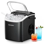 Euhomy Countertop Ice Maker Machine With Handle 26LBS 24HRS 9 Cubes Ready. Price: $83.00.