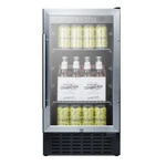 Summit SCR1841BCSS 18" Beverage Center With Glass Door, Stainless Steel Exter... New. Price: $1802.78.