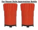 2X Genuine Jagermeister Jemus Shot Cooler Bottle Stopper Orange / Black Oem New. Price: $60.00.