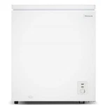 Frigidaire 5.0 Cu. Ft. Garage Ready Chest Freezer, White New. Price: $159.00.