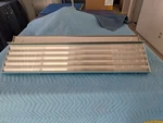 Sub-zero Louvered Vent Grille With Mounting Brackets And Kick Plate Open. Price: $325.00.