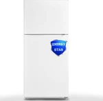 Smad Top Freezer Refrigerator With Light Fridge 20.5 Cu.ft Reversible Door New. Price: $919.00.