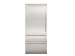 Viking Series Built-in Stainless 36" Bottom Freezer REFRIGERATOR-MVBI7360WLSS Open. Price: $10899.99.