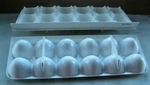 1965 Egg Trays Frigidaire Imperial Frost Refrigerator Freezer FPI-14TJ Used. Price: $29.00.