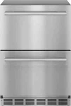 Thermador Freedom T24UR915DS Inch Undercounter Double Drawer Refrigerator Open. Price: $2599.99.