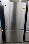 GDE25EYKFS 33" Stainless Bottom-freezer Refrigerator Nob #160935 Open. Price: $899.00.