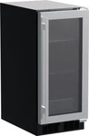Marvel 15" Stainless Steel Built-in Refrigerator MLRE215SG01A Open. Price: $1620.00.