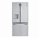 Lg 30" French Door Refrigerator With 21.8 Cu. Ft. Capacity - LFDS22520S Open. Price: $1499.99.