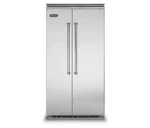 Viking Series VCSB5423SS Inch Counter Depth Side Refrigerator Open. Price: $6999.00.