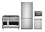 Cafe Stainless Steel Package With 36" Built-in Refrigerator & 48" Range New. Price: $22738.00.