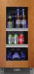XOU15BCGOR 15" Beverage Center With Glass Door Panel Ready, Right Hinge Open. Price: $799.99.