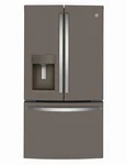 36" Counter Depth 22.2. Cu. Ft. French Door Refrigerator - GYE22GMNES Open. Price: $2299.99.