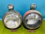 Vintage Coe Guide 7 Sealed Beam Fender Mount Headlights For Hot Rat Rod Used. Price: $275.00.