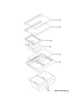 Oem WR72X31124 Refrigerator Snack Pan Rail #229 New. Price: $40.02.