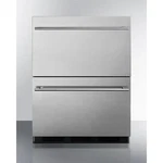 New Summit 24" Built In Under-counter Commercial Refrigerator SP6DBS2D7ADA. Price: $3249.99.