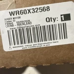 Fridge Auger Motor WR60X32568 New. Price: $25.00.