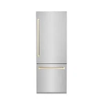 Zline New 30" Built Stainless Steel Refrigerator Gold Accent RBIVZ-304-30-G. Price: $7699.99.