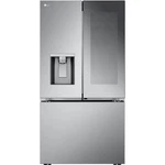 Lg LRYKC2606S 36 Inch Counter-depth Max Smart French Door Refrigerator Open. Price: $1699.00.